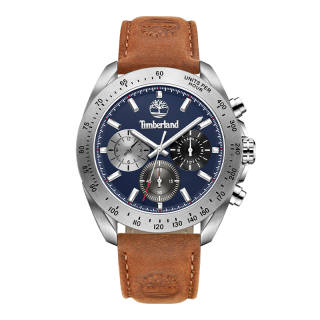 Timberland Carrigan Wrist Watches Quartz Movement Leather Strap 44mm Yellow Watch Dial Men's Watches