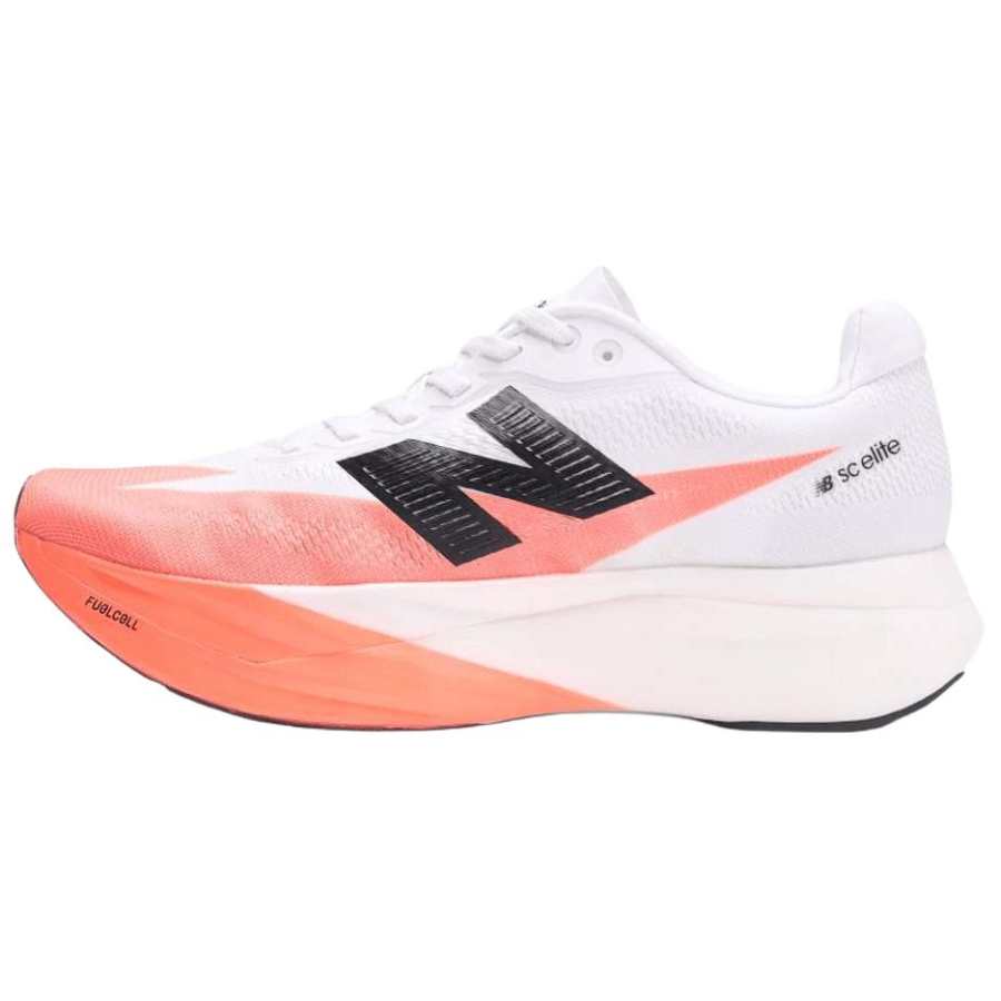 New Balance New Balance FuelCell SuperComp Elite V5 Breathable And Lightweight Running Shoes Women's White Red Orange