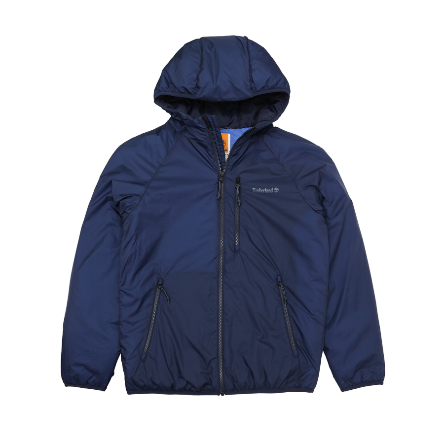 Timberland Puffer Jackets Men's 451 Dark Blue Hooded Thickened Puffer Jacket