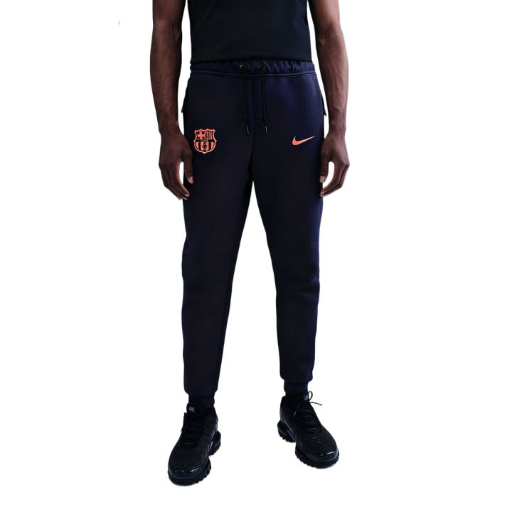 Nike Nike FC Soccer Bottoms Men's Midnight Blue/Bright Mango Moderate Cuffed Pants
