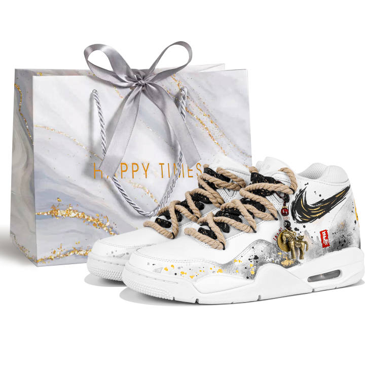 Nike Nike Flight Legacy Horse Luck And Prosperity, Number Of Pages, Chinese Style, Blended Ink Splatter, Commute