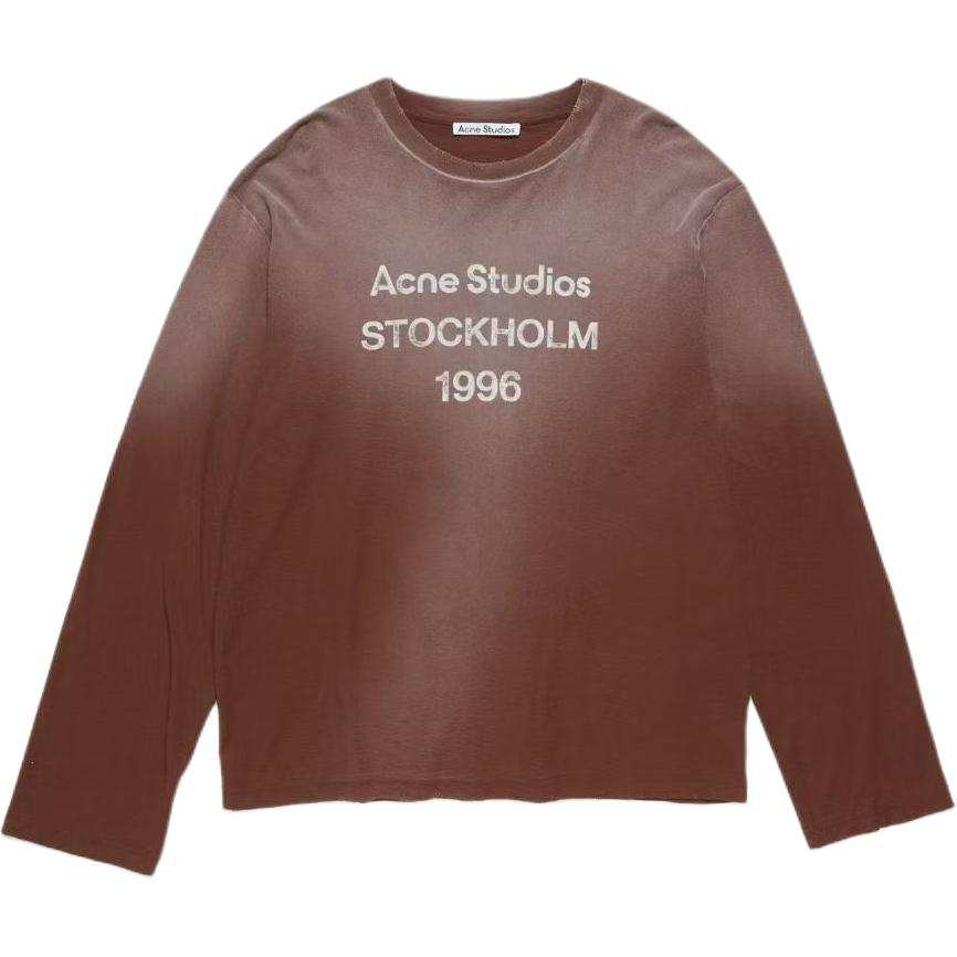 Acne Studios Acne Studios long-sleeve logo-print T-shirt