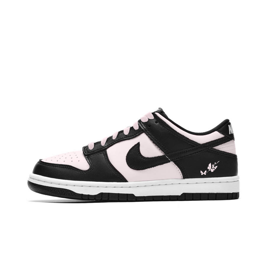 Nike Nike Dunk Abrasion Resistant Abrasion Resistant Low top Skateboard Shoes Women's Pink Black