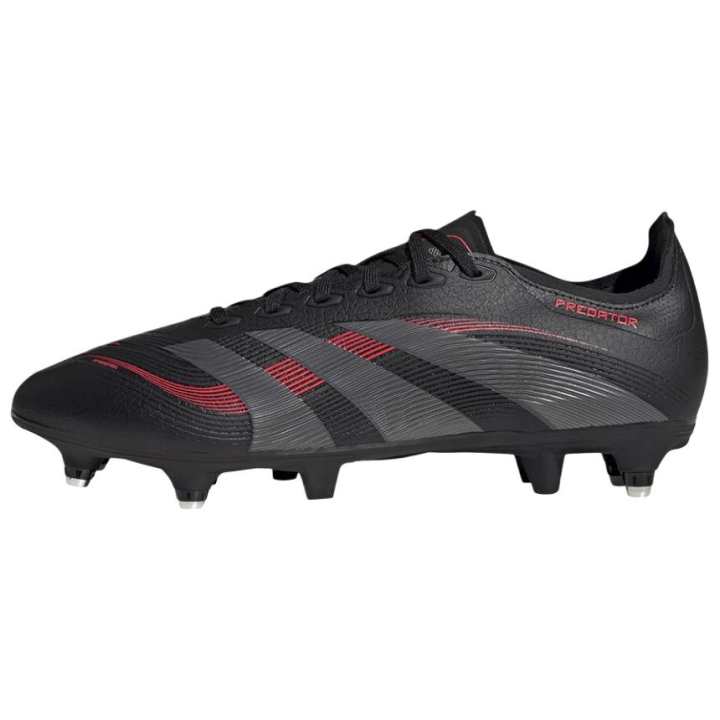 Adidas Adidas PREDATOR LEAGUE Comfortable And Lightweight SG Soft Ground Soccer Shoes Unisex Black
