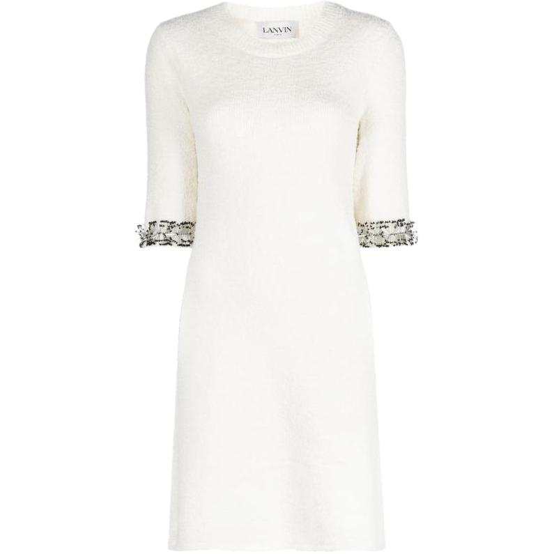Lanvin 【Zoomed ImageryBest of: Promotions】embroidered-trim minidress