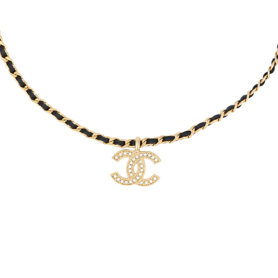 CHANEL CHANEL Coco Necklaces Women's Black