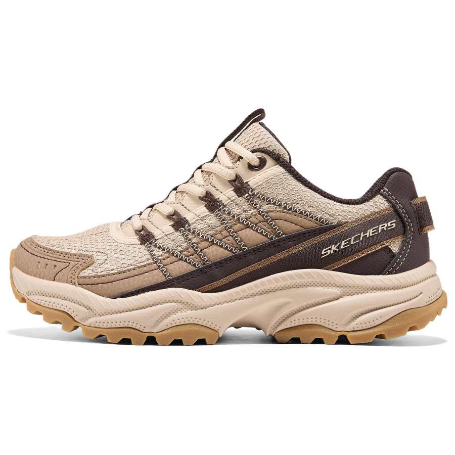Skechers Lan Lin Cushioning Abrasion Resistant Breathable Rebound Low top Hiking Shoes Women's Brown