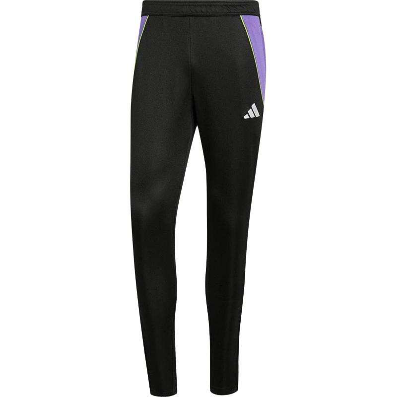 Adidas Adidas Knitted Sweatpants Japan Version Men's Black Purple