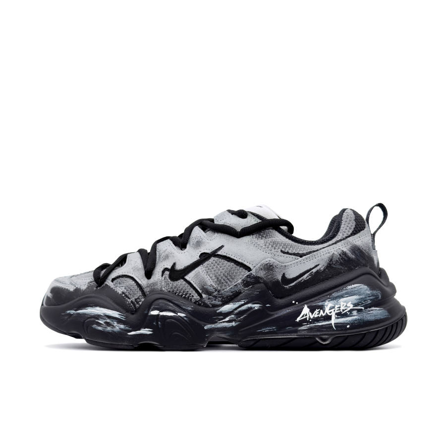 Nike Nike Tech Hera Cushioning Abrasion Resistant Breathable Lightweight Low top Casual Shoes Unisex Black