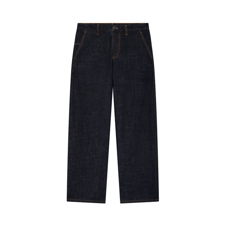 Nice Rice Jeans Unisex Indigo 14.3 Ounces Thickened Straight Fit Pants