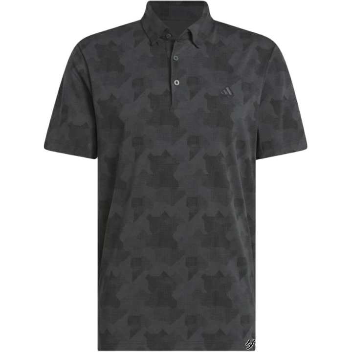 Adidas Adidas Polo Shirts Men's Dark Gray Polo Collar Moderate