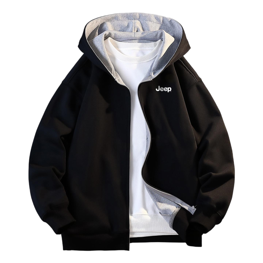 Jeep Sweatshirts Unisex Crew Neck Moderate Cardigan