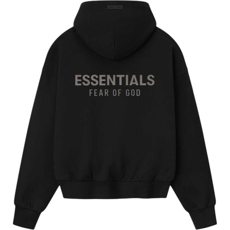 Fear Of God Essentials logo-detail hoodie