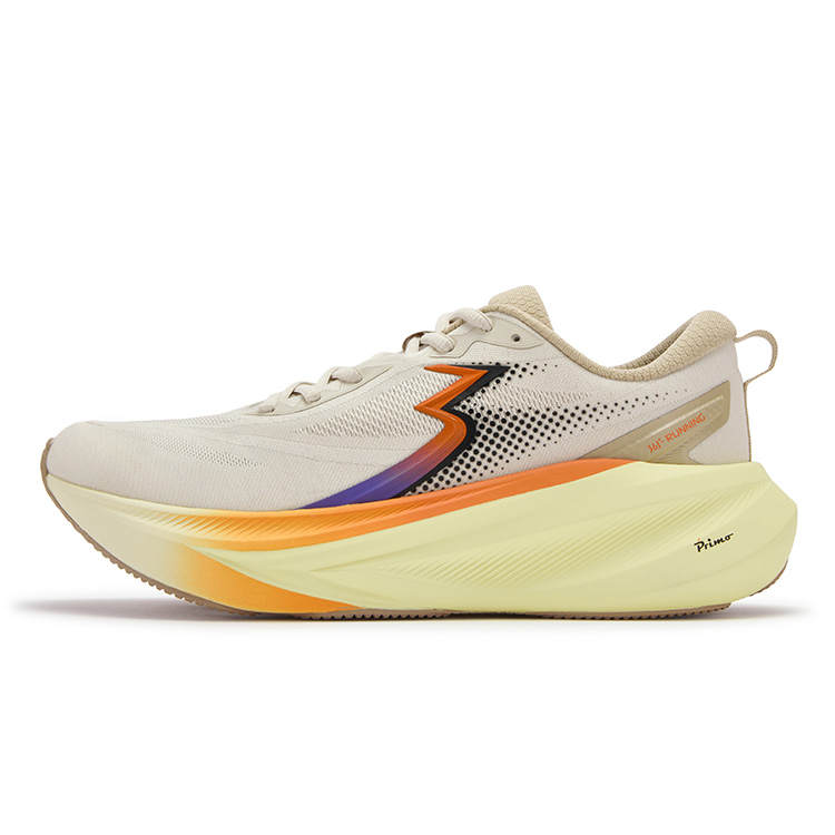 361° Earthy 2PLUS Low top Casual City Commuting Running Shoes Men's White Flower Yellow