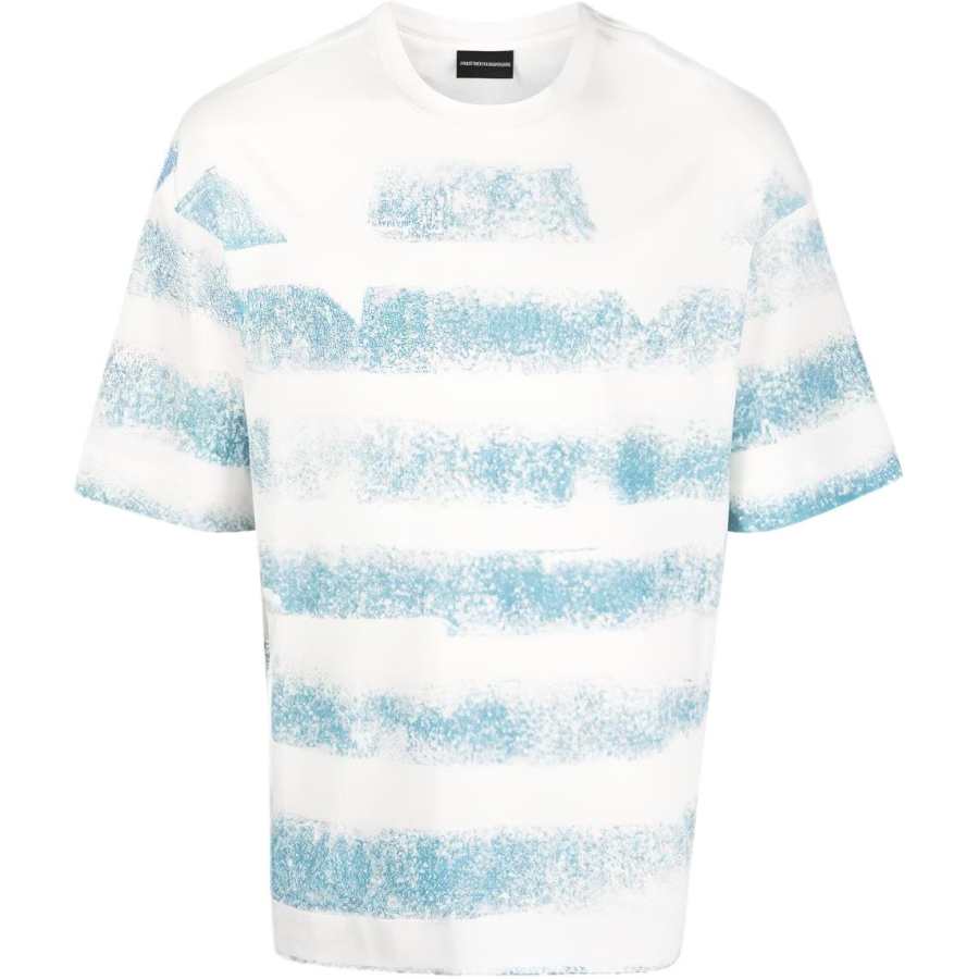 EMPORIO ARMANI 【Previous Season】striped short-sleeved T-shirt