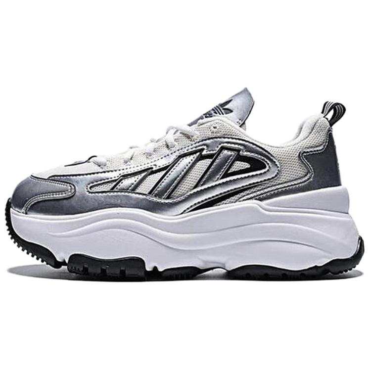 Adidas Originals OZGAIA Height Increasing Low top Chunky Sneakers Women's Silver