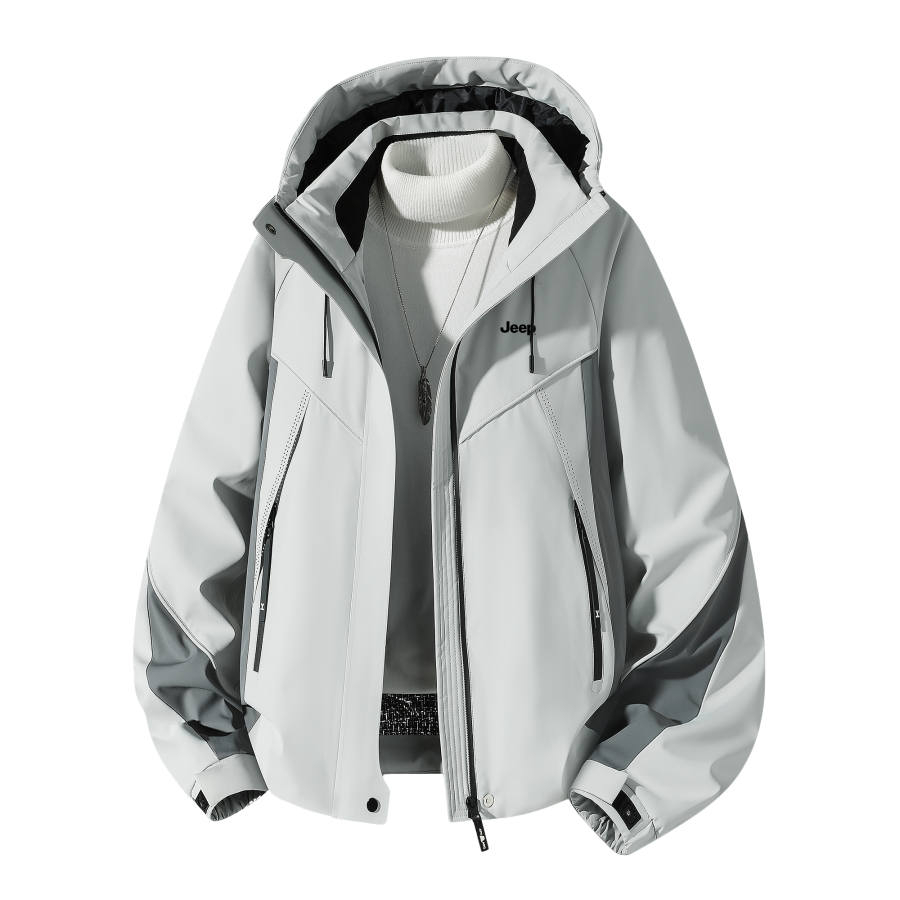 Jeep Jeep Down Jackets Unisex Hooded Thickened Down Jacket