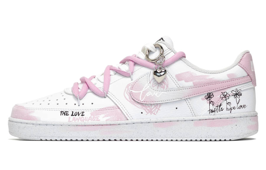 Nike Nike Court Vision Great Painting Journey, Praying Lover Low top Skateboard Shoes Men's