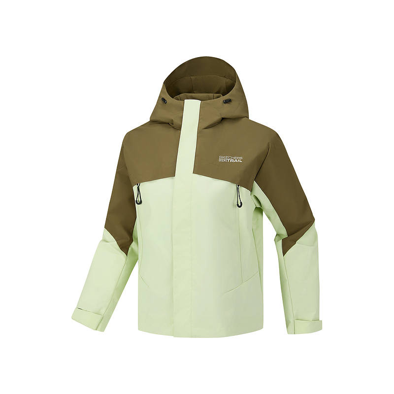 Skechers Jackets Women's Forest Light Green/05FU Hooded Moderate Other