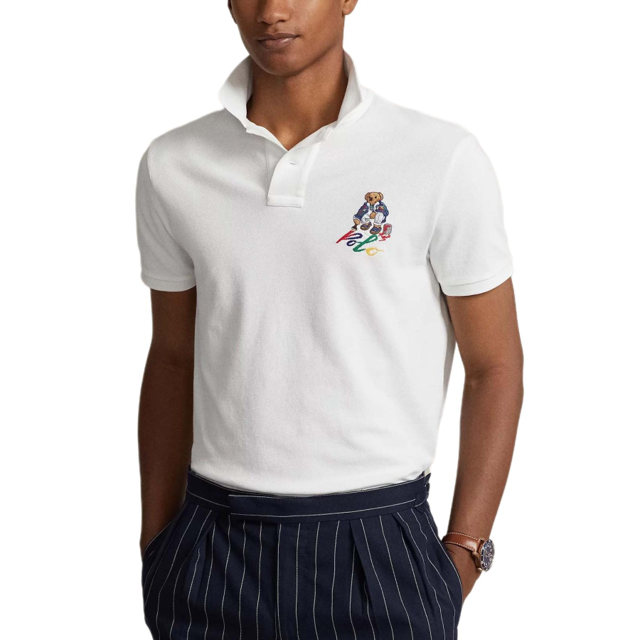 Polo Ralph Lauren Bear Embroidered Polo Shirt