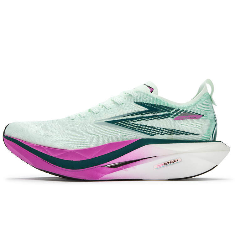 361° Flame 5 Future Breathable Low top Carbon Plate Running Shoes Unisex Jelly Mint