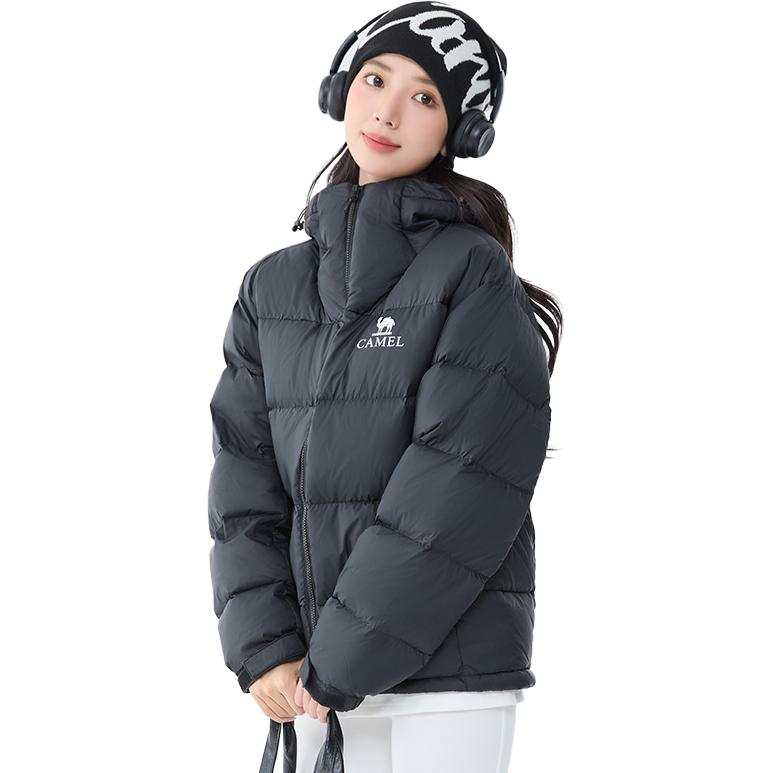 CAMEL CAMEL Down Jackets Unisex Hooded Thickened Puffer Jacket