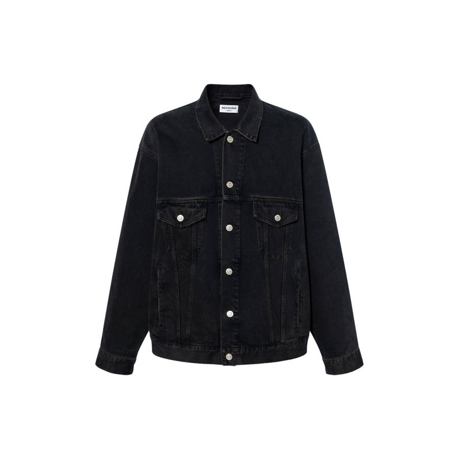 Balenciaga Denim Jacket Men's Black