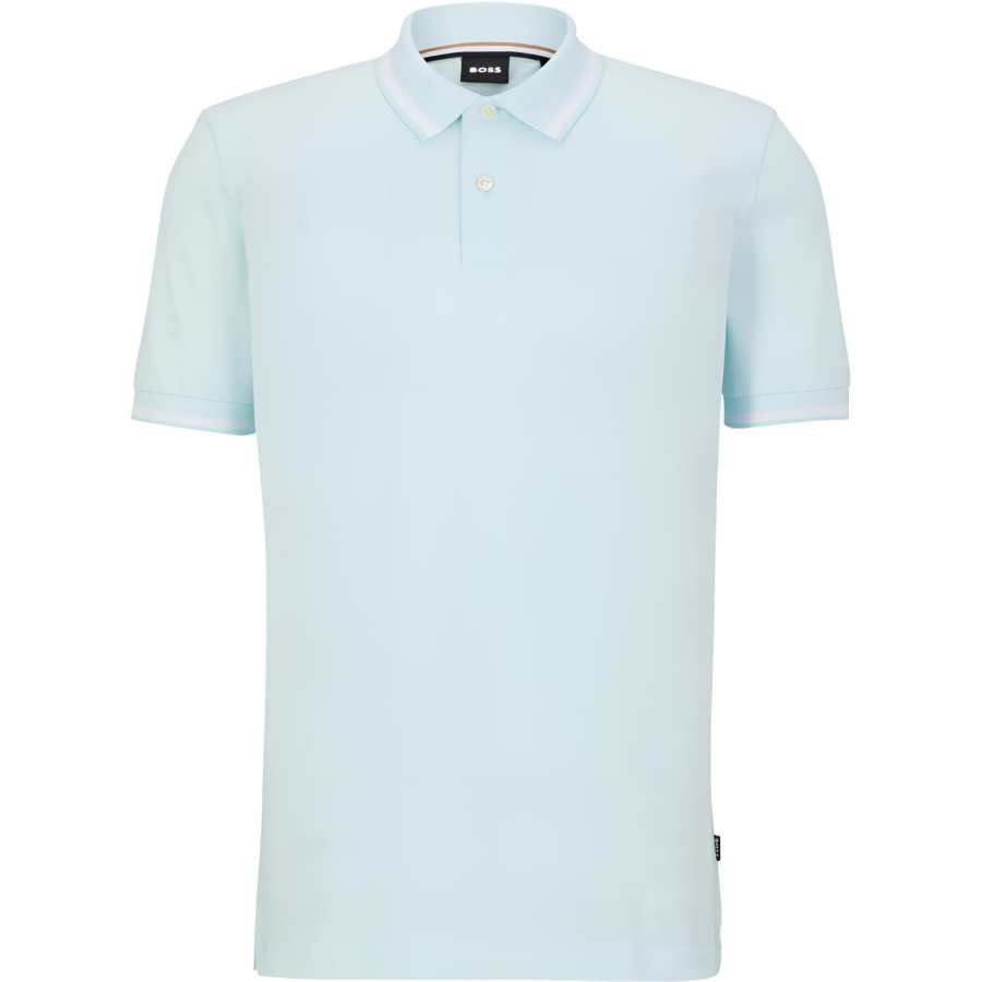 HUGO BOSS SS23 Polo Shirt Men's Light Blue