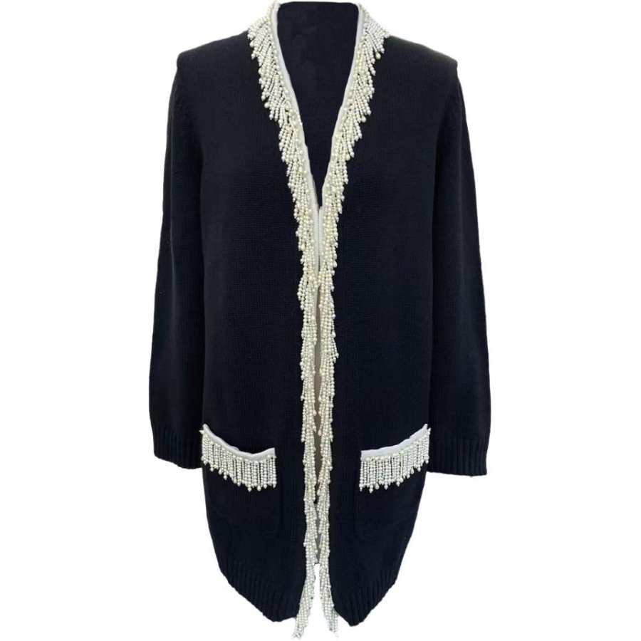 CHANEL Cashmere Sweater Women's Black