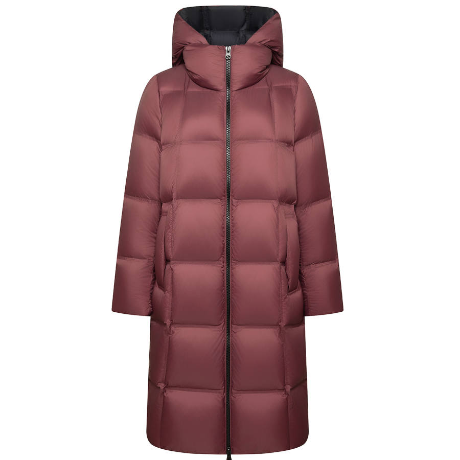 YALU Down Jackets Women's Hooded Thickened Duvet Down Jacket