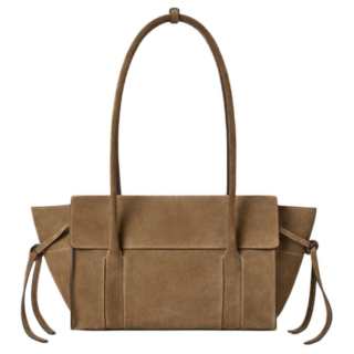 Mulberry Suede With Cow Leather Handbag Women's Brown