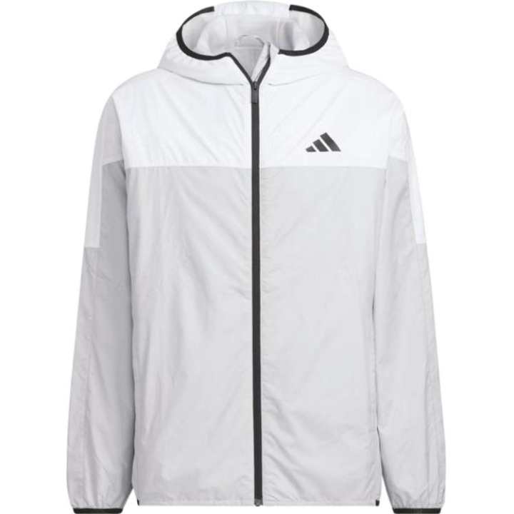 Adidas Adidas Jackets Men's White Gray Hooded Non Detachable Moderate Other