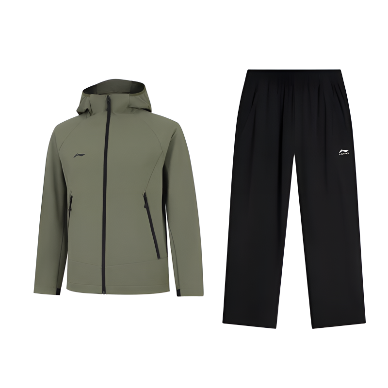 Li-Ning Li Ning Casual Sportswear Unisex Army Canvas Green+Black