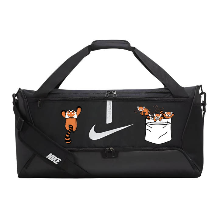 Nike Nike Polyester Patterned Print Handbag Unisex Black