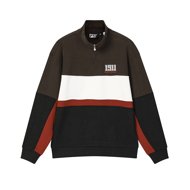 FILA ORIGINALE Sweatshirt Men's Dark Earth Tone