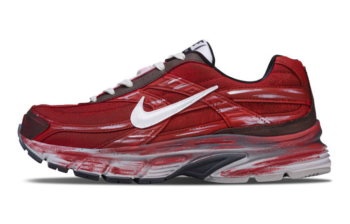 Nike Nike Initiator Cushioning Abrasion Resistant Breathable Low top Casual Running Shoes Men's Dark Red