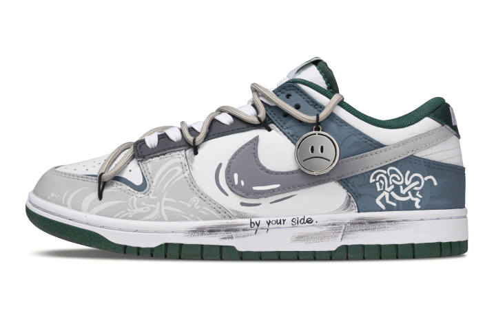 Nike Nike Dunk Domain Racing Impact Resistance And Abrasion Resistant Low top Skateboard Shoes Unisex Jasper