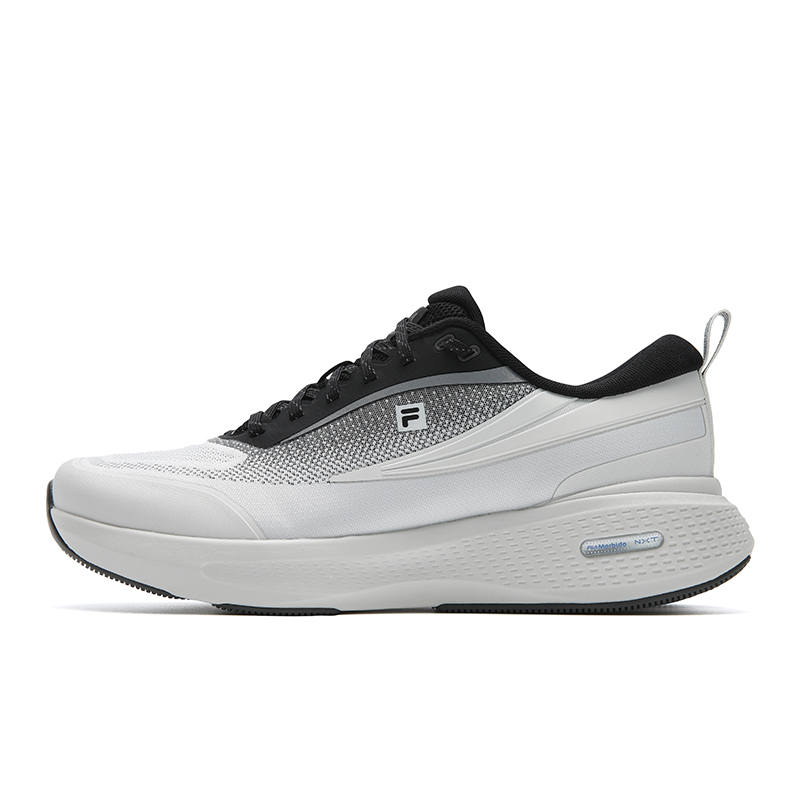 FILA Cushioning Abrasion Resistant Breathable Coverage Support Lightweight Rebound Low top Running Shoes Women's White