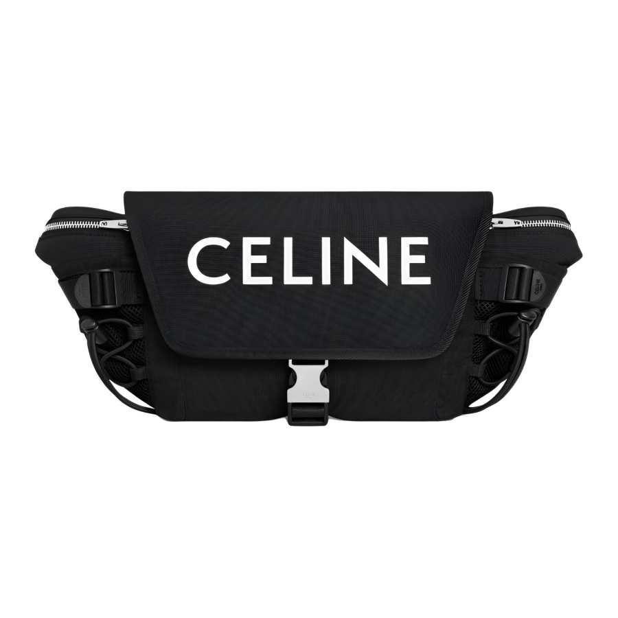 CELINE CELINE Nylon Fanny Pack Small Men's Black