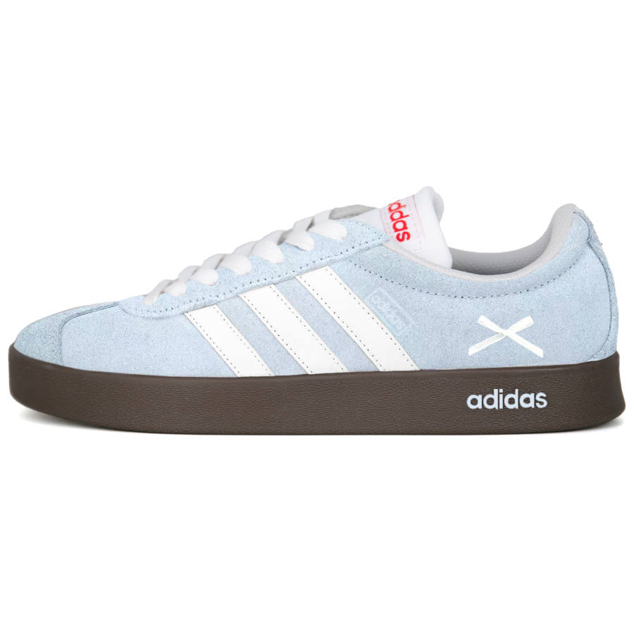 Adidas Adidas Vl Court Classic Minimalist Cloud Garden German Army Trainers Unisex Pink Blue