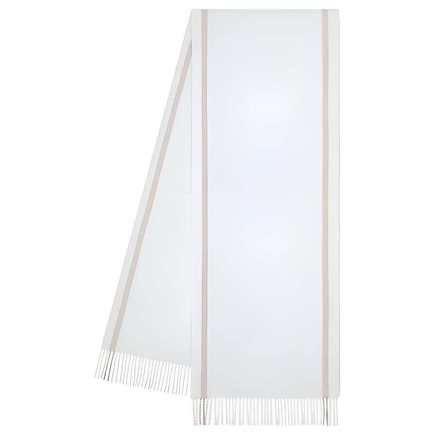 LOUIS VUITTON Knit Scarves Women's Light Gray