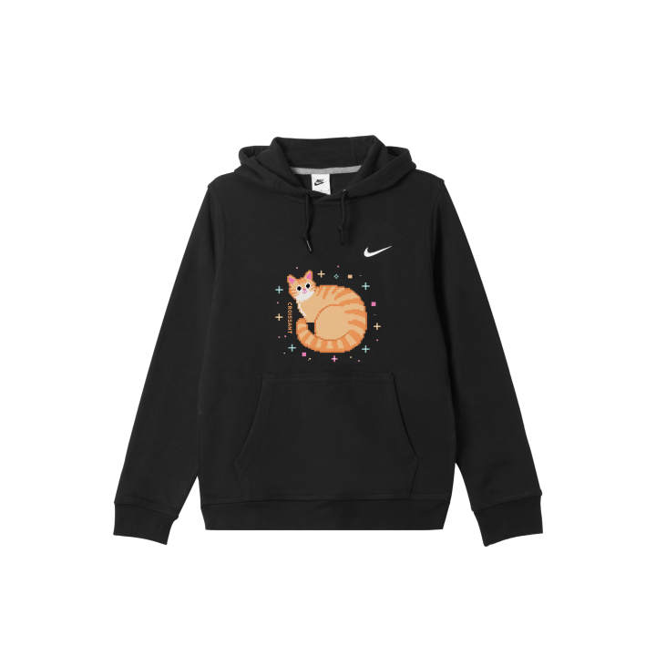 Nike Nike Club Sweatshirts Men's Black Hooded Moderate