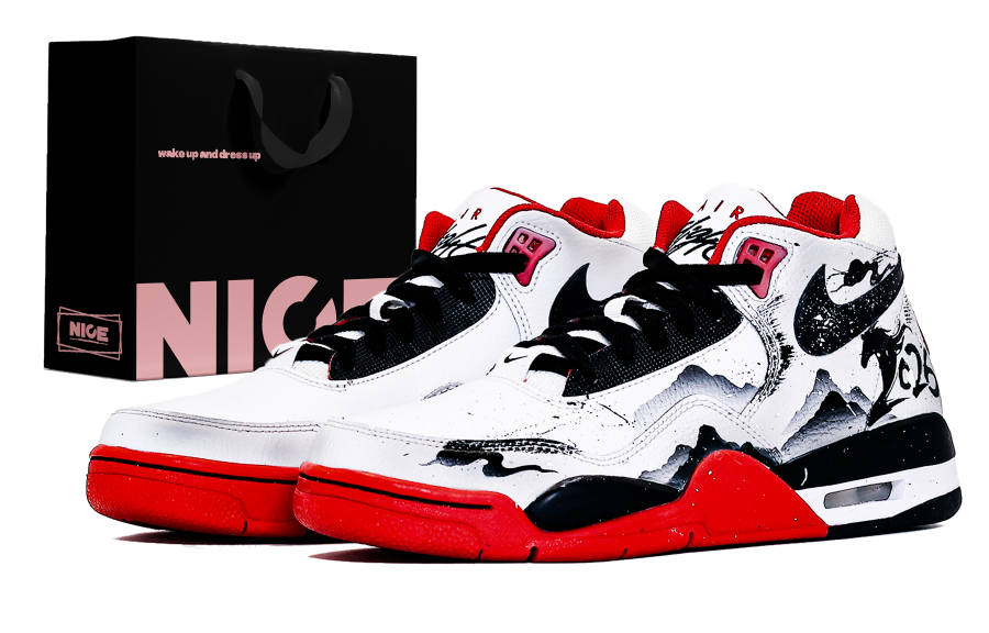 Nike Nike Flight Legacy Cushioning Abrasion Resistant Cushioning, Wear Resistant Mid top Vintage Basketball Shoes Unisex