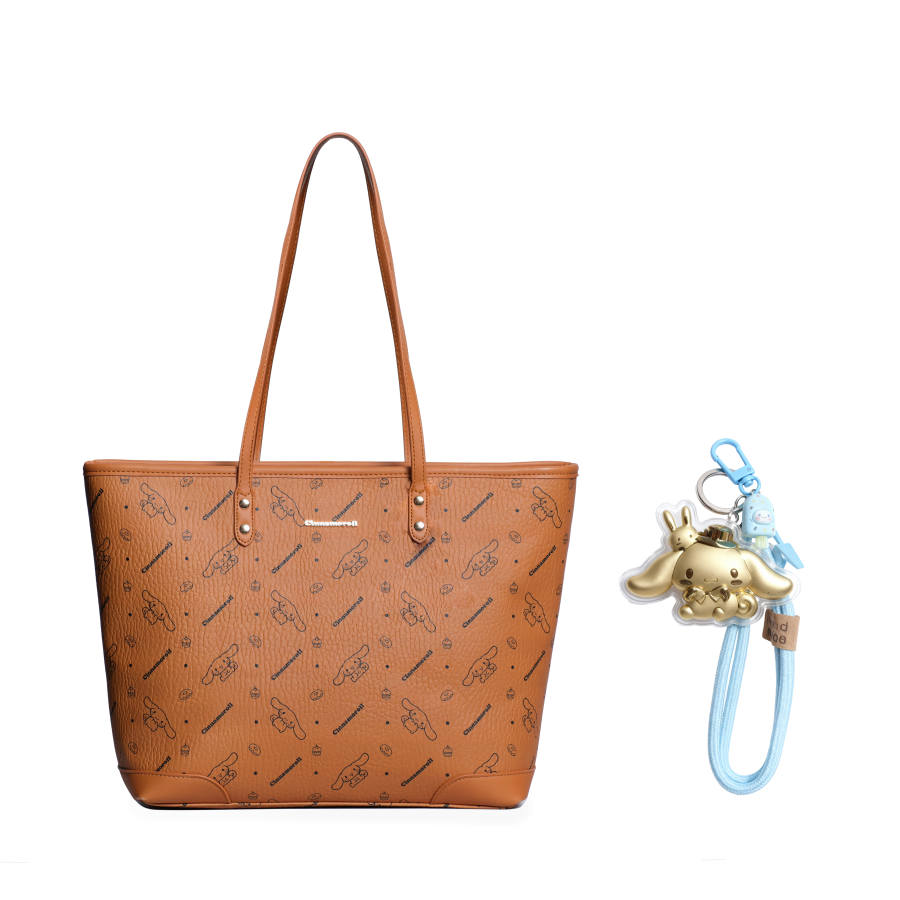 Sanrio Synthetic Leather Shoulder Bag Regular Women's Brown