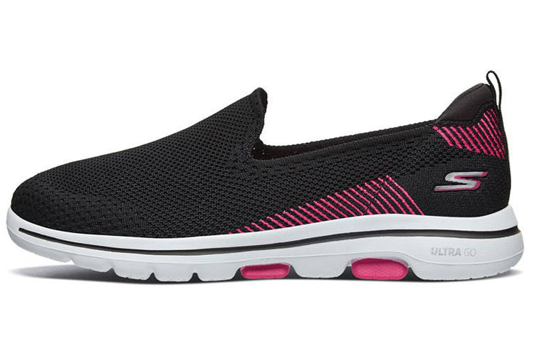 Skechers Go Walk 5 Loafers 'Black Pink Red' Women's