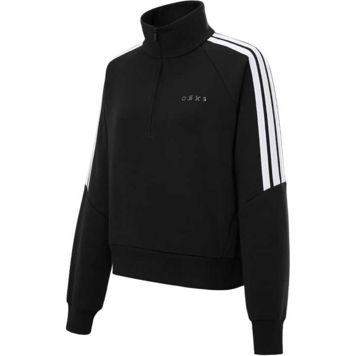 Adidas Adidas Sweatshirts Women's Black Stand Collar Moderate Regular