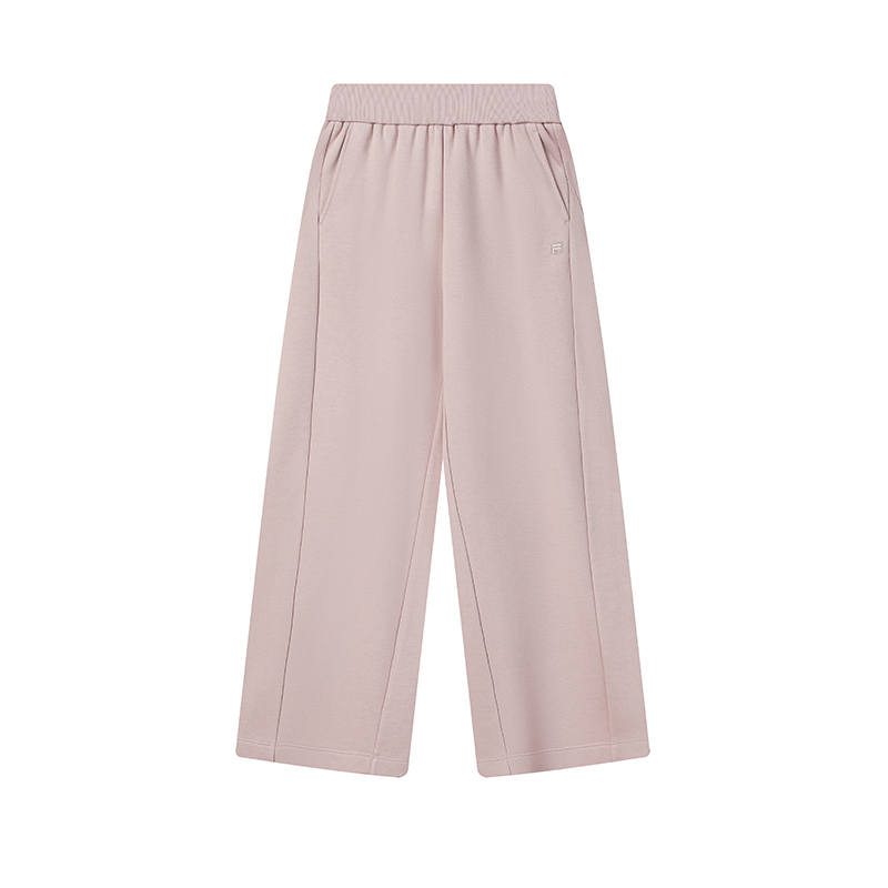 FILA HERITAGE Casual Pants Women's Gray Lotus Root Powder