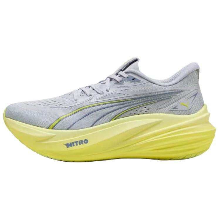 PUMA Magmax Nitro™ 2 Casual Running Shoes Men's Gray Yellow