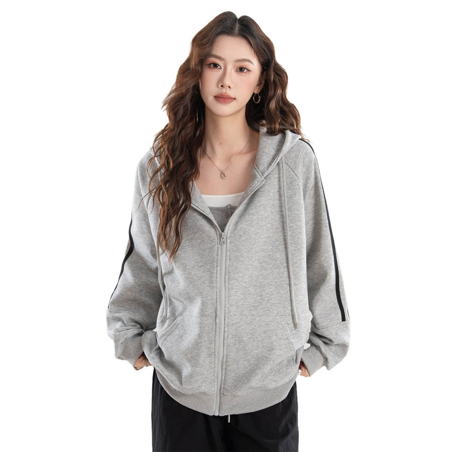BALENO Sweatshirts Women's Hooded Moderate Cardigan
