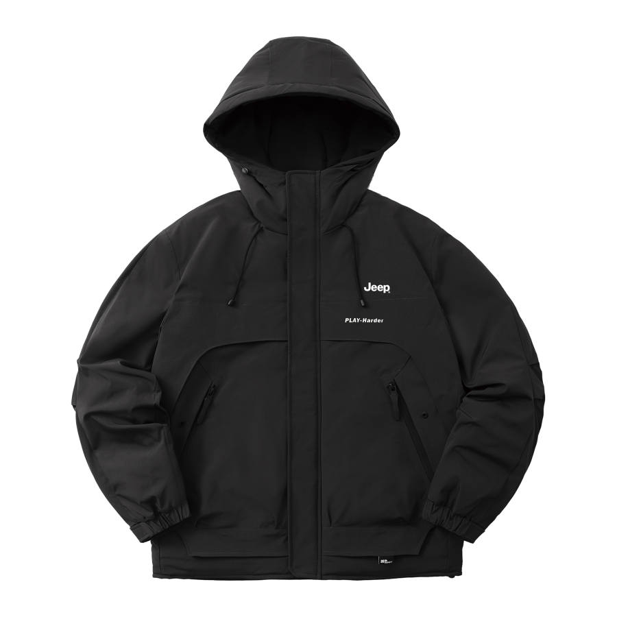 Jeep Jeep Puffer Jackets Unisex Hooded Thickened